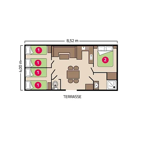 Campingplads Les Peupliers 4*